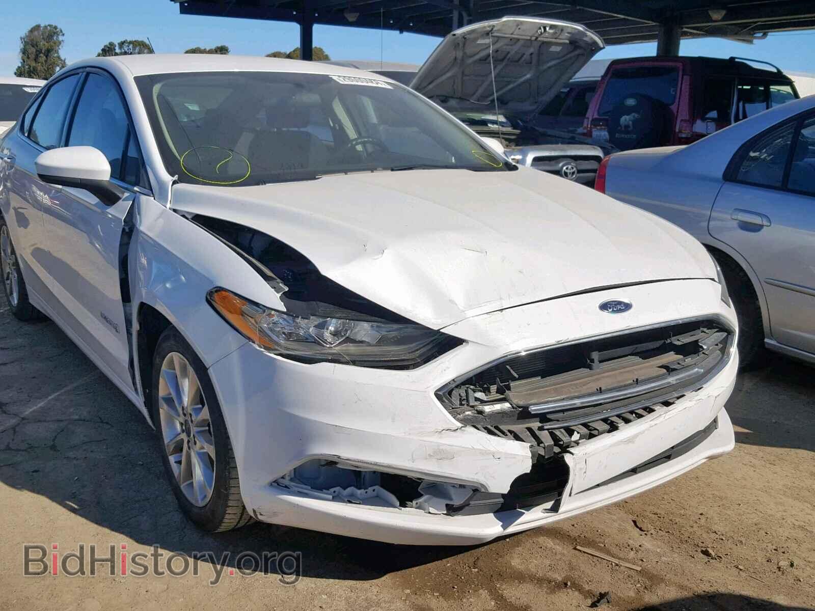 Фотография 3FA6P0LU4HR355033 - FORD FUSION SE 2017