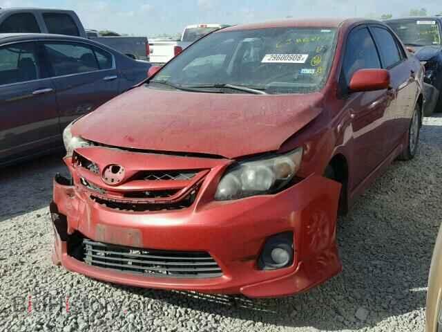 2011 TOYOTA COROLLA BA - VIN: 2T1BU4EE6BC621227 - Фото 2