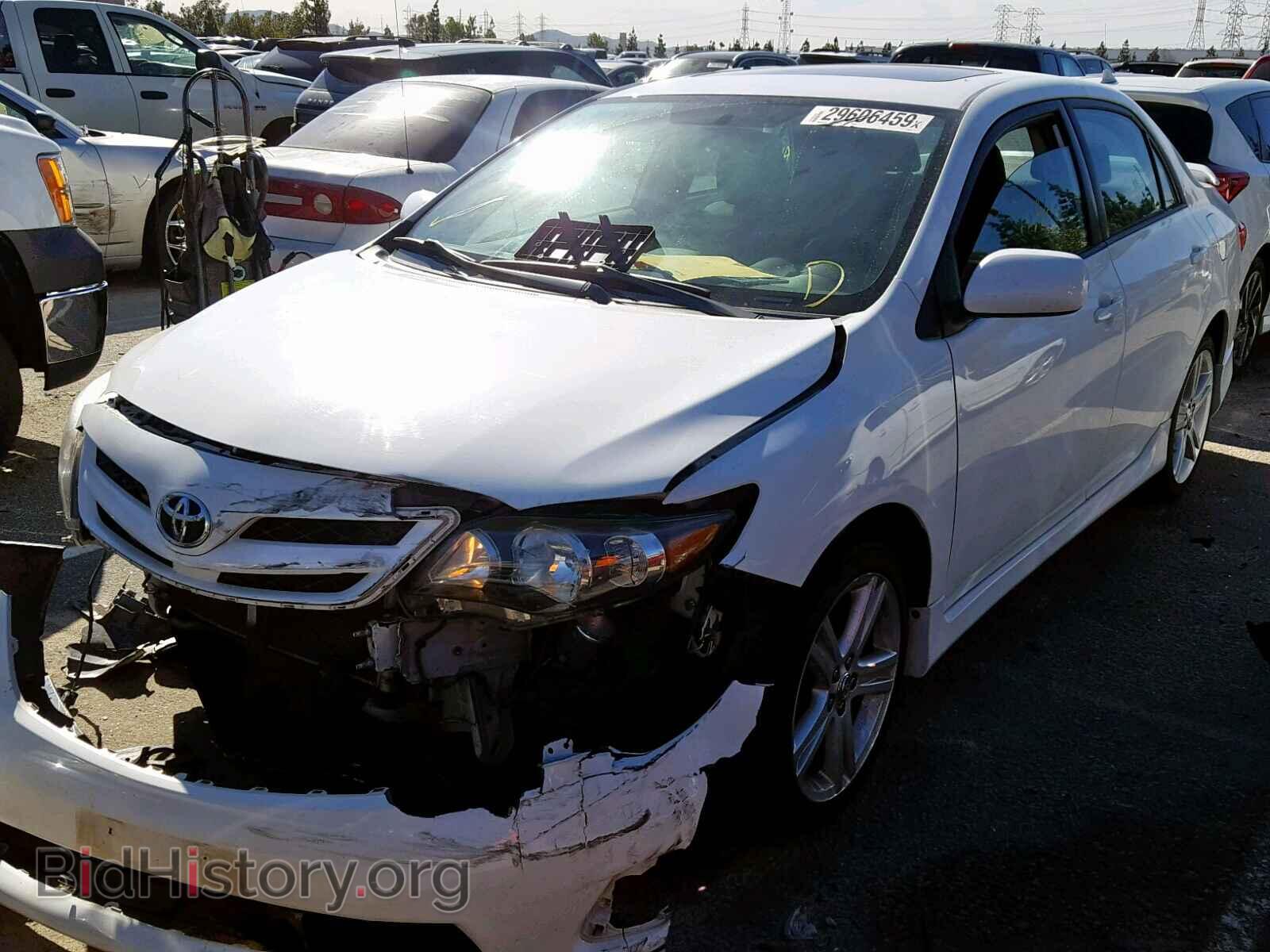 2013 TOYOTA COROLLA BA - VIN: 5YFBU4EEXDP165638 - Фото 2