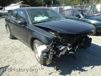 2011 Dodge AVENGER Avenger LU, black — VIN 1B3BD2FB2BN587150, Copart