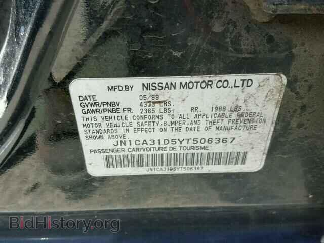 2000 NISSAN MAXIMA - VIN: JN1CA31D5YT506367 - Photo 10