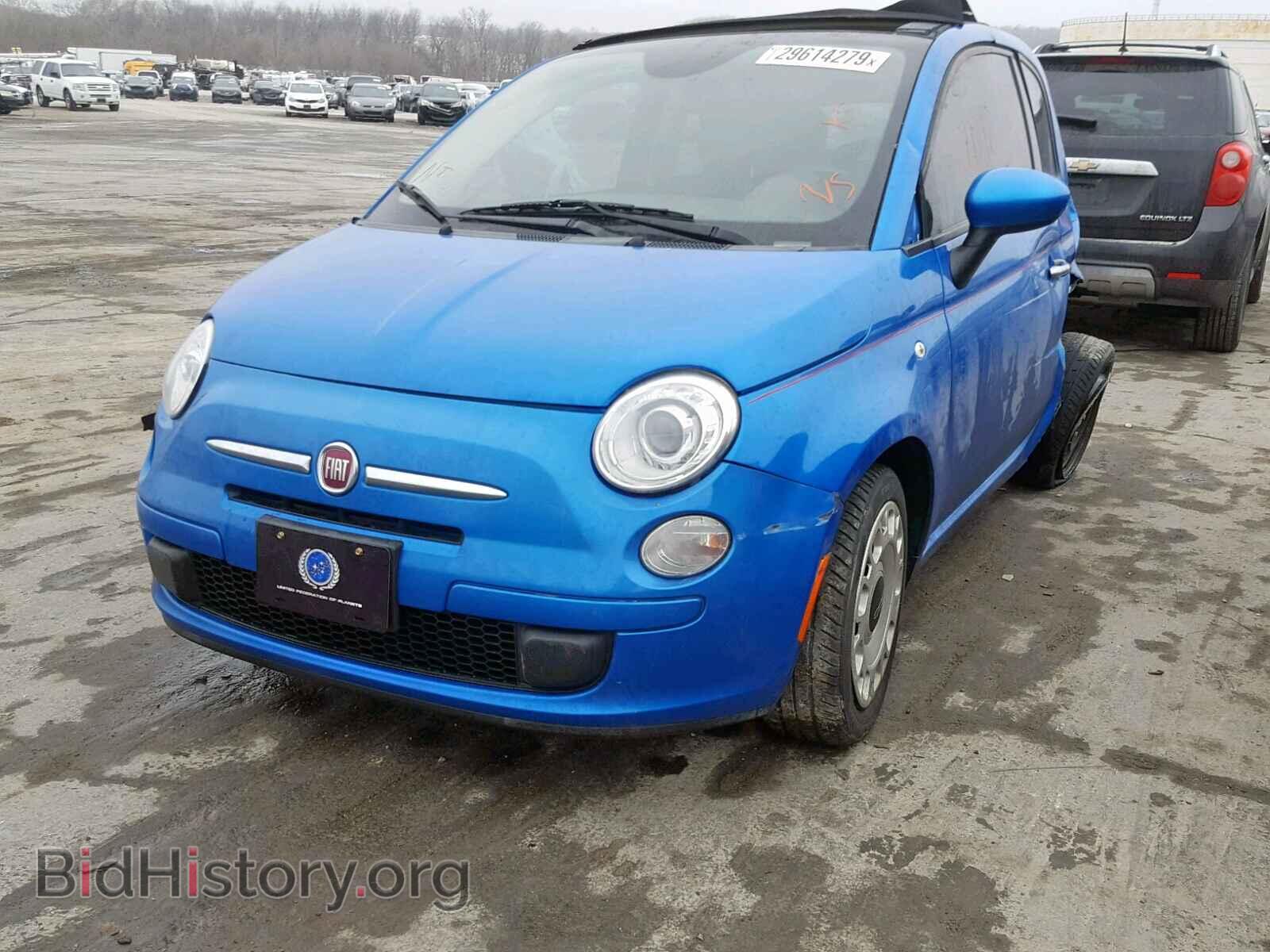 2015 FIAT 500 - VIN: 3C3CFFDR7FT668000 - Фото 2