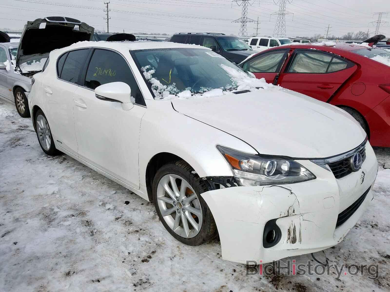 Photo JTHKD5BH0C2077696 - LEXUS CT 200 2012