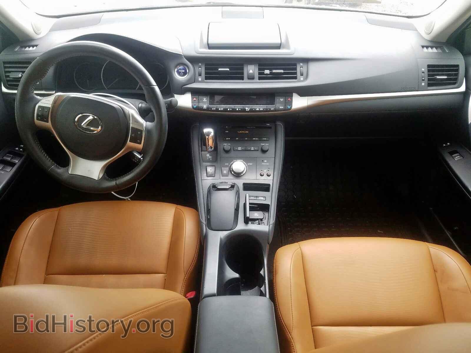 2012 LEXUS CT 200 - VIN: JTHKD5BH0C2077696 - Фото 9