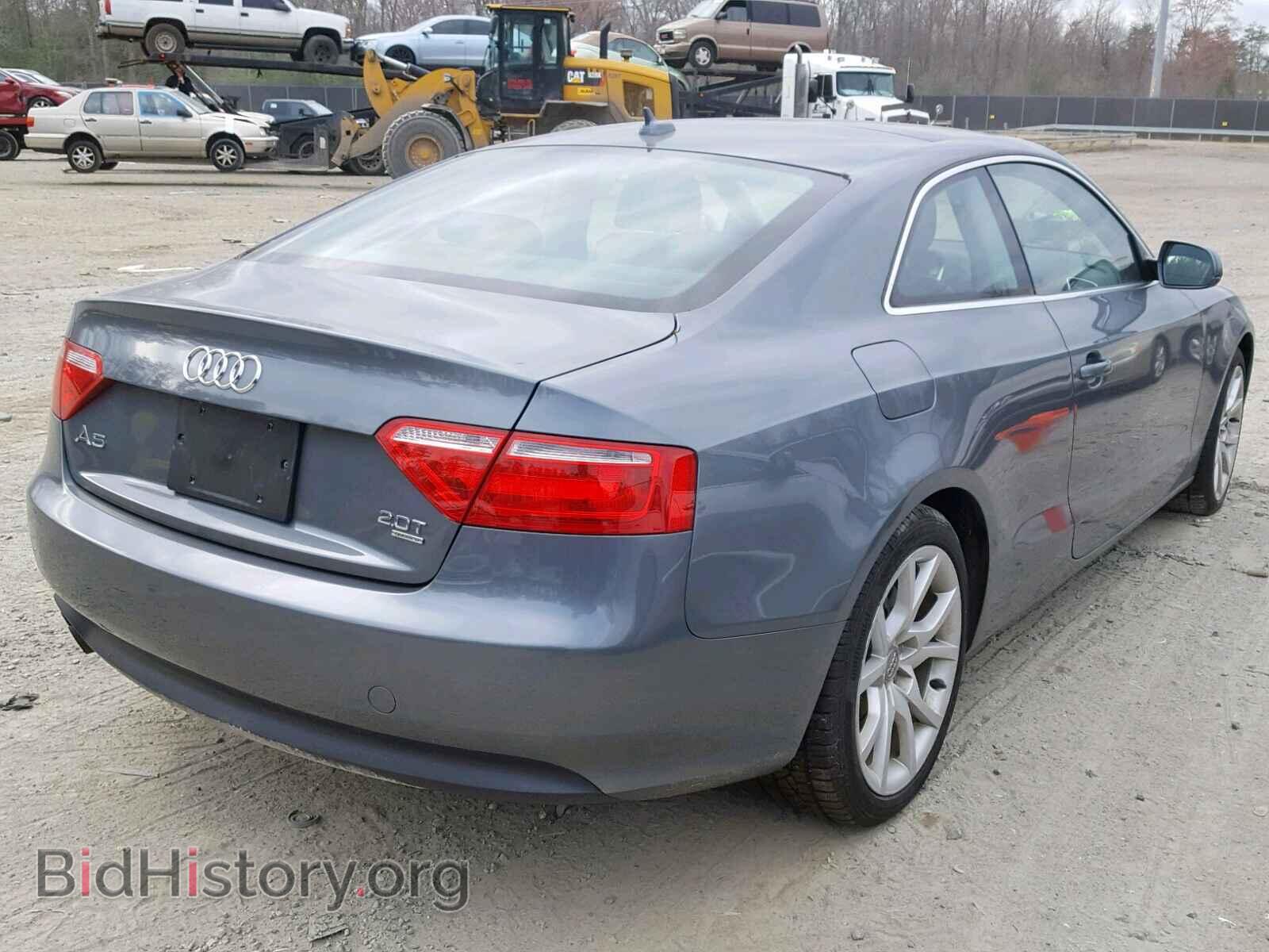 2012 AUDI A5 PREMIUM - VIN: WAUCFAFR2CA000830 - Photo 4