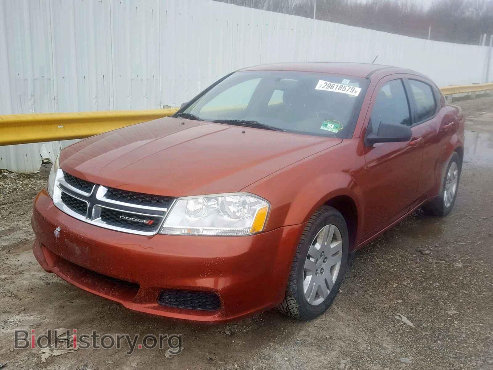 2012 DODGE AVENGER - VIN: 1C3CDZAB0CN235550 - Фото 2