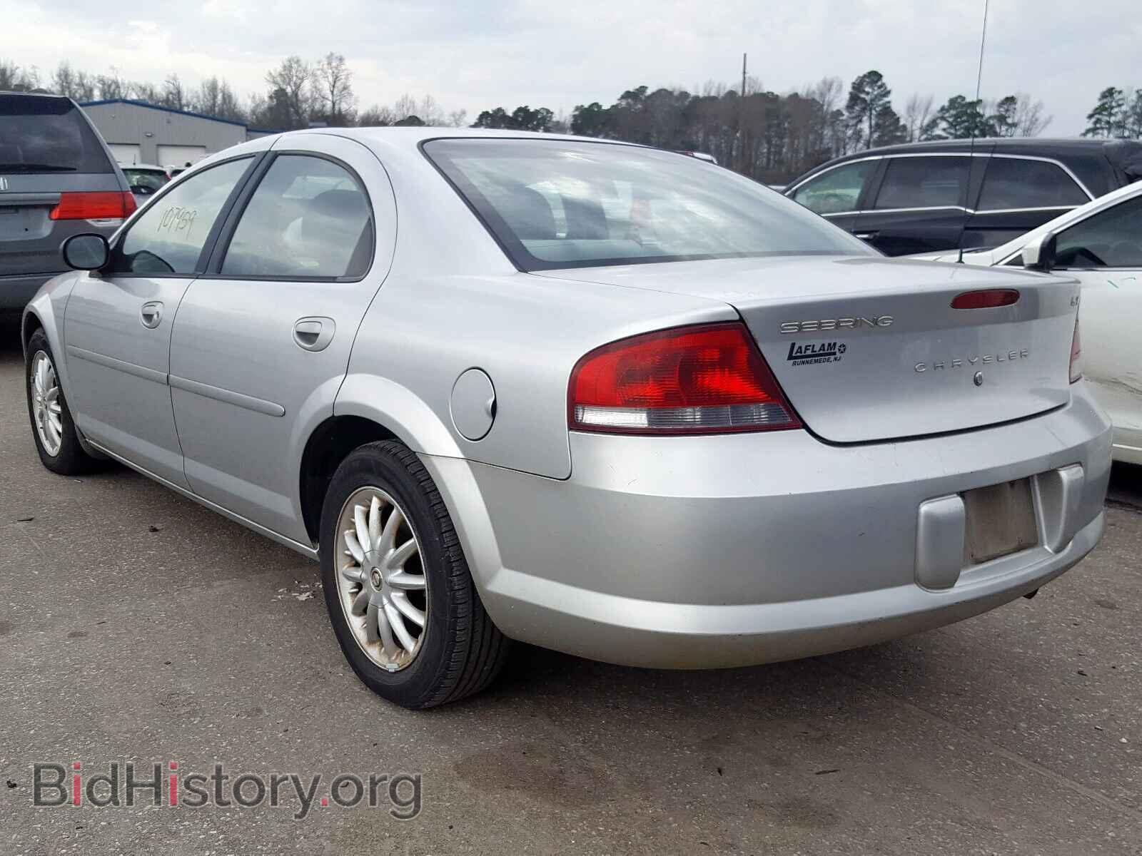 2002 CHRYSLER SEBRING - VIN: 1C3EL46X02N297032 - Фото 3
