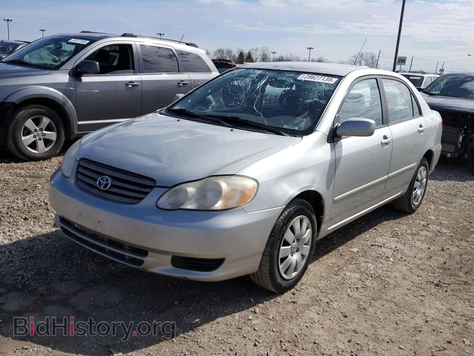2003 TOYOTA COROLLA - VIN: 2T1BR32E83C153132 - Фото 2