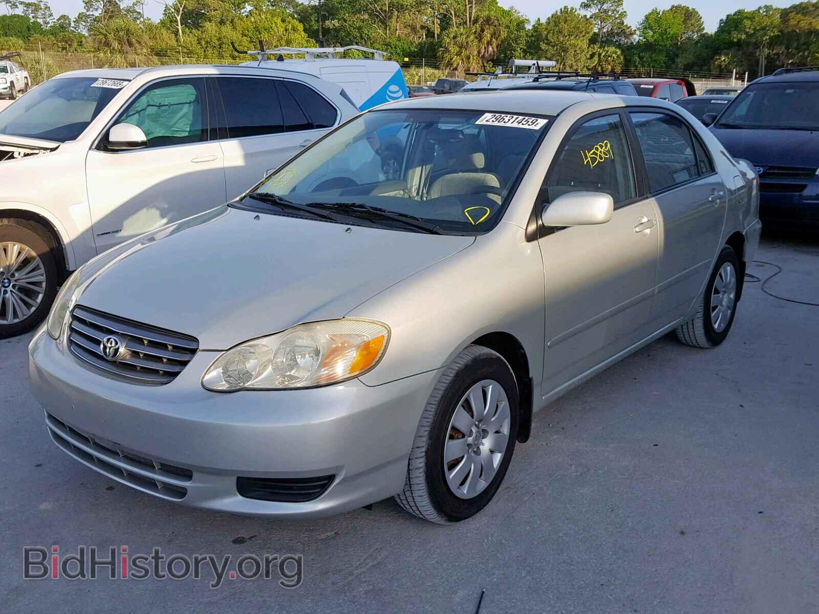 2003 TOYOTA COROLLA - VIN: 2T1BR38E93C084667 - Photo 2
