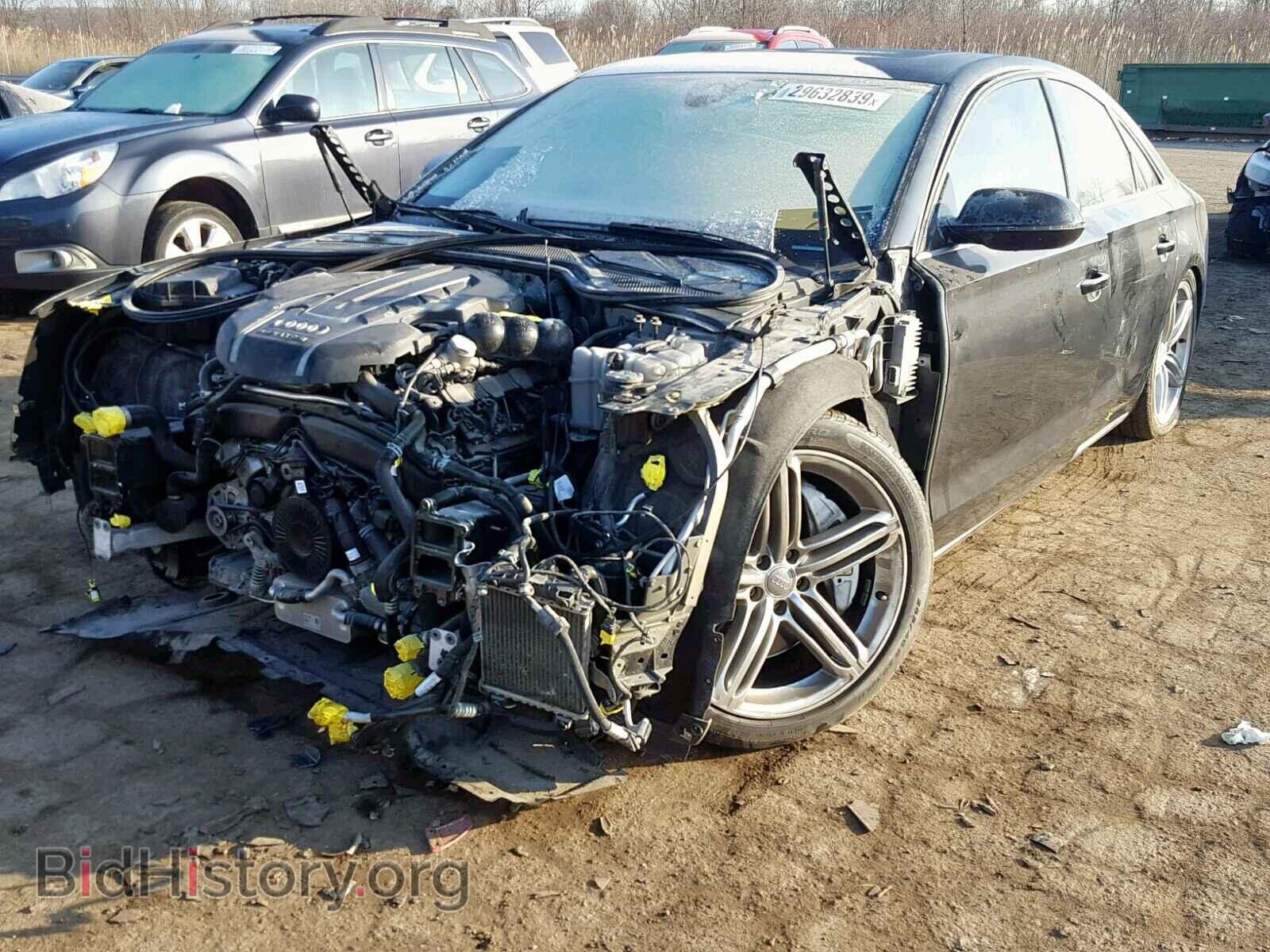 2013 AUDI A8 - VIN: WAUA2AFD1DN010718 - Фото 2