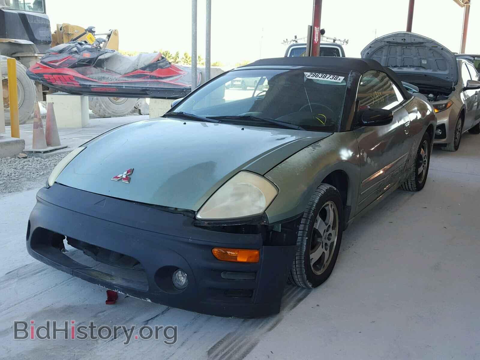 2003 MITSUBISHI ECLIPSE - VIN: 4A3AE45G13E098625 - Фото 2