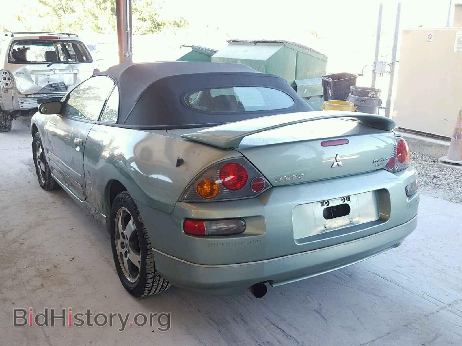 2003 MITSUBISHI ECLIPSE - VIN: 4A3AE45G13E098625 - Фото 3