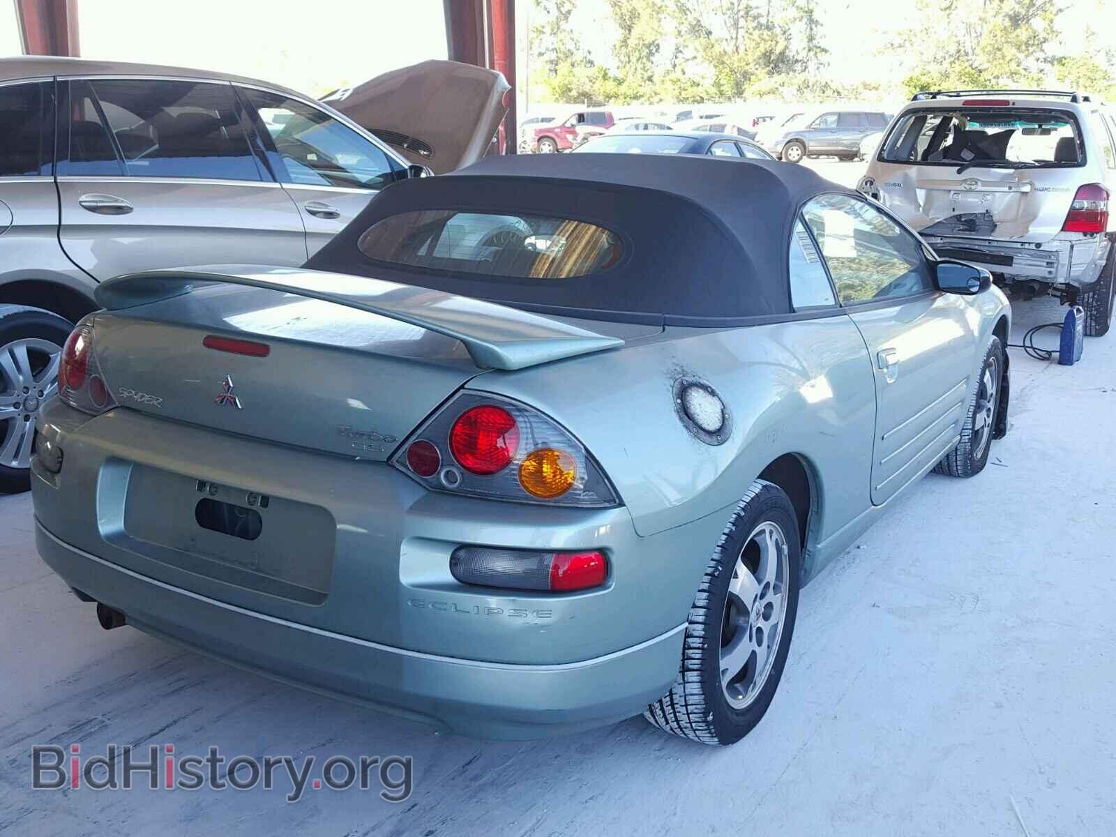 2003 MITSUBISHI ECLIPSE - VIN: 4A3AE45G13E098625 - Фото 4