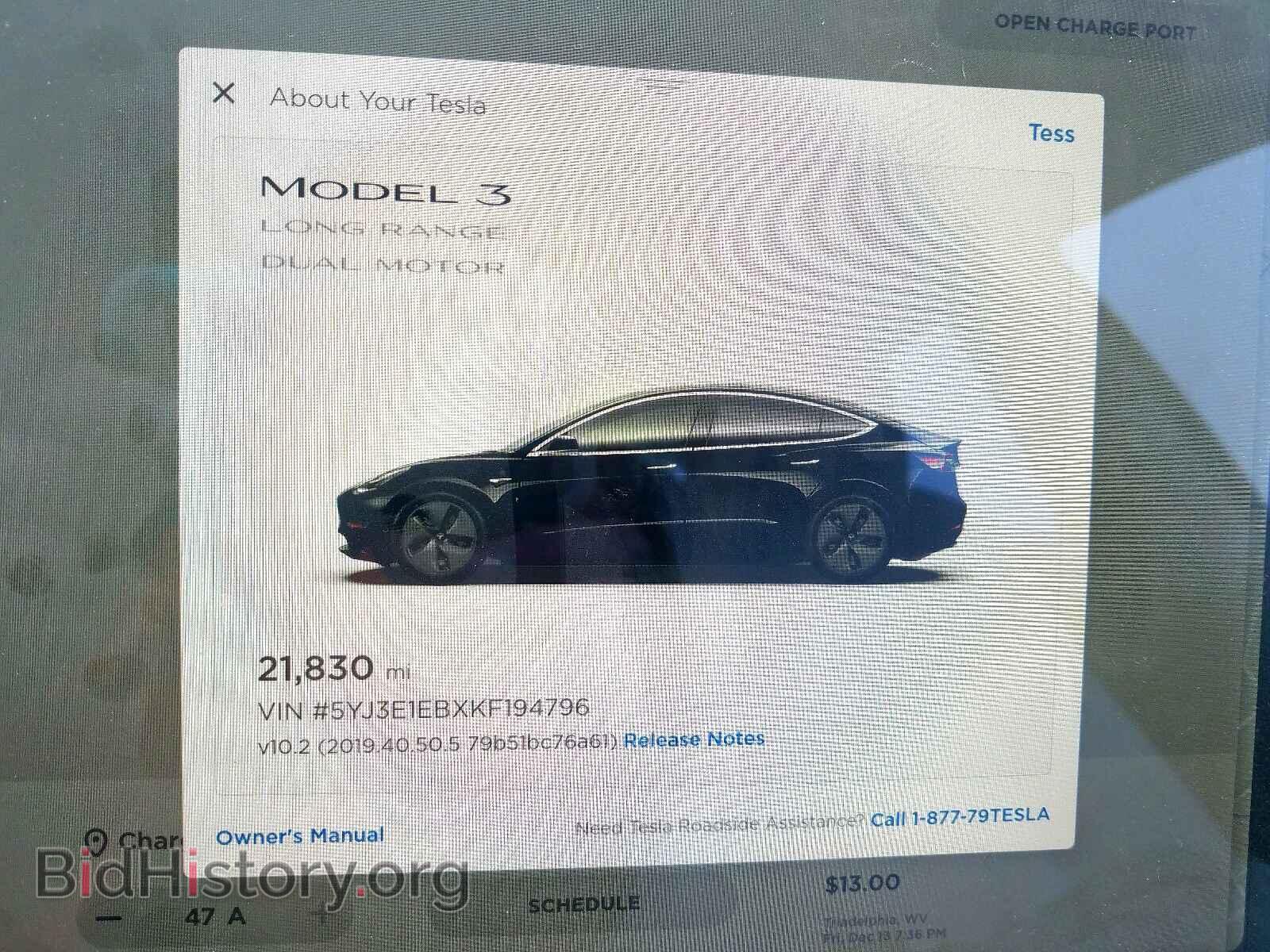 2019 TESLA MODEL 3 - VIN: 5YJ3E1EBXKF194796 - Фото 10