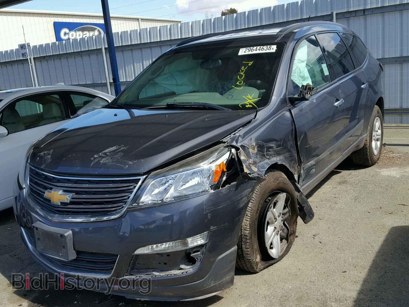 2014 CHEVROLET TRAVERSE - VIN: 1GNKRFKD7EJ306719 - Фото 2