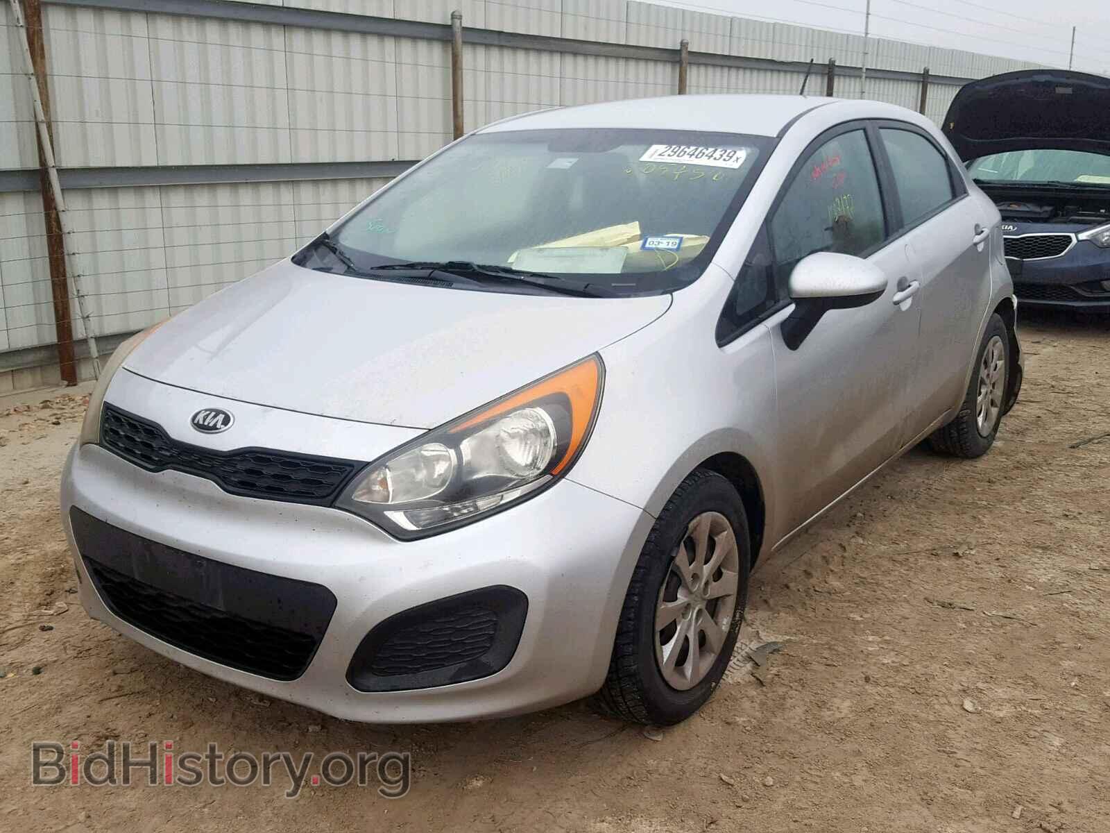 2013 KIA RIO - VIN: KNADM5A32D6205458 - Фото 2
