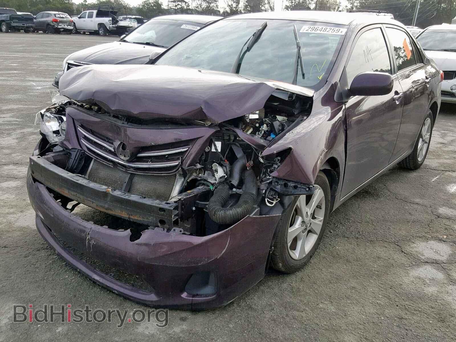 2013 TOYOTA COROLLA BA - VIN: 2T1BU4EE4DC072646 - Фото 2
