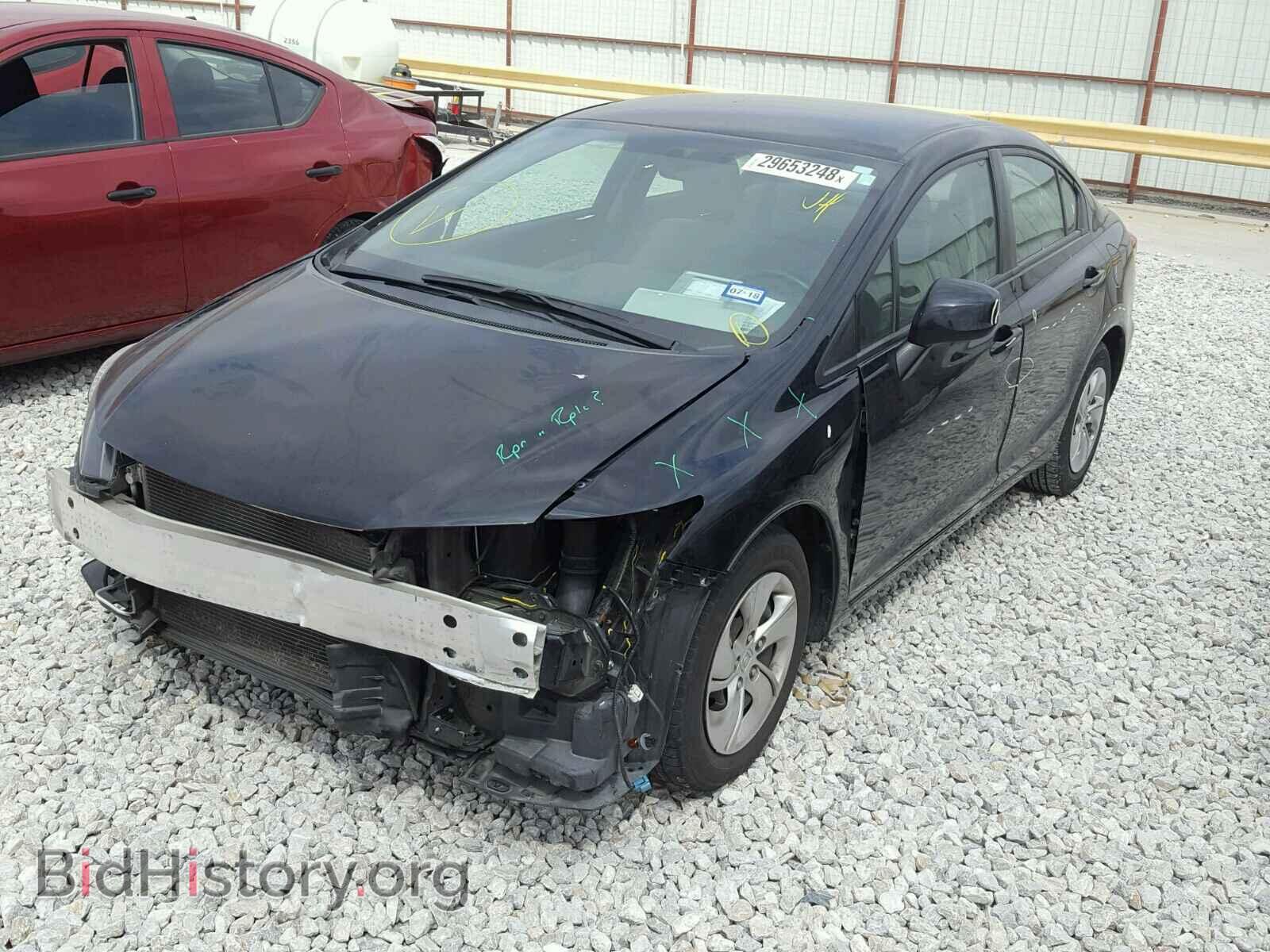 2013 HONDA CIVIC - VIN: 19XFB2F53DE039505 - Фото 2