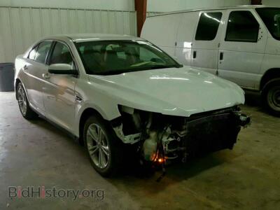 2014 Ford TAURUS Taurus SEL, white — VIN 1FAHP2E87EG106765, Copart