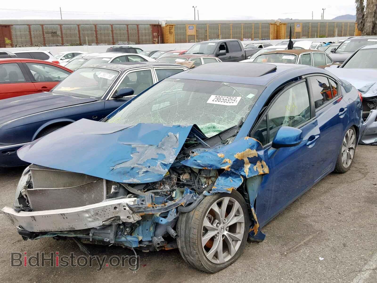 2012 HONDA CIVIC - VIN: 2HGFB6E55CH702098 - Фото 2