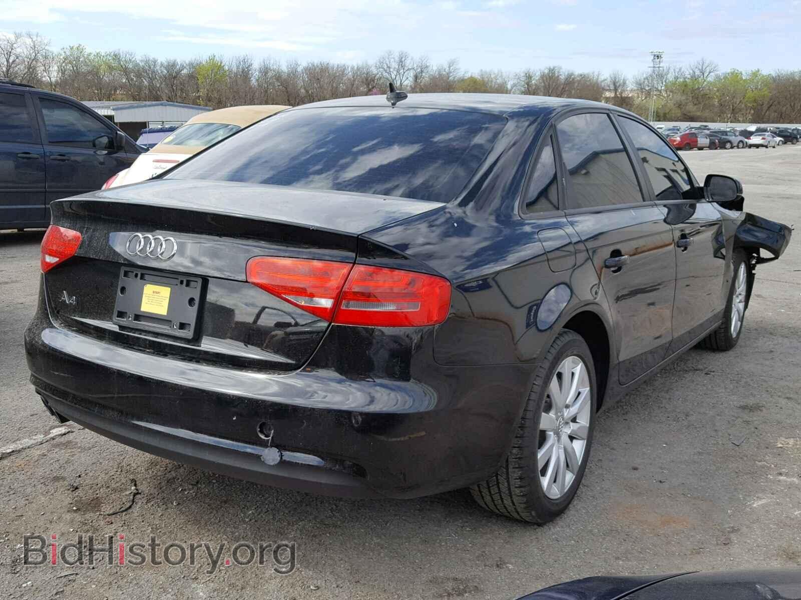 2014 AUDI A4 - VIN: WAUAFAFL1EA049247 - Фото 4