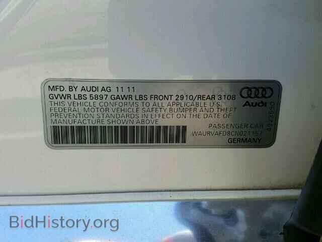 2012 AUDI A8 - VIN: WAURVAFD8CN021157 - Фото 10