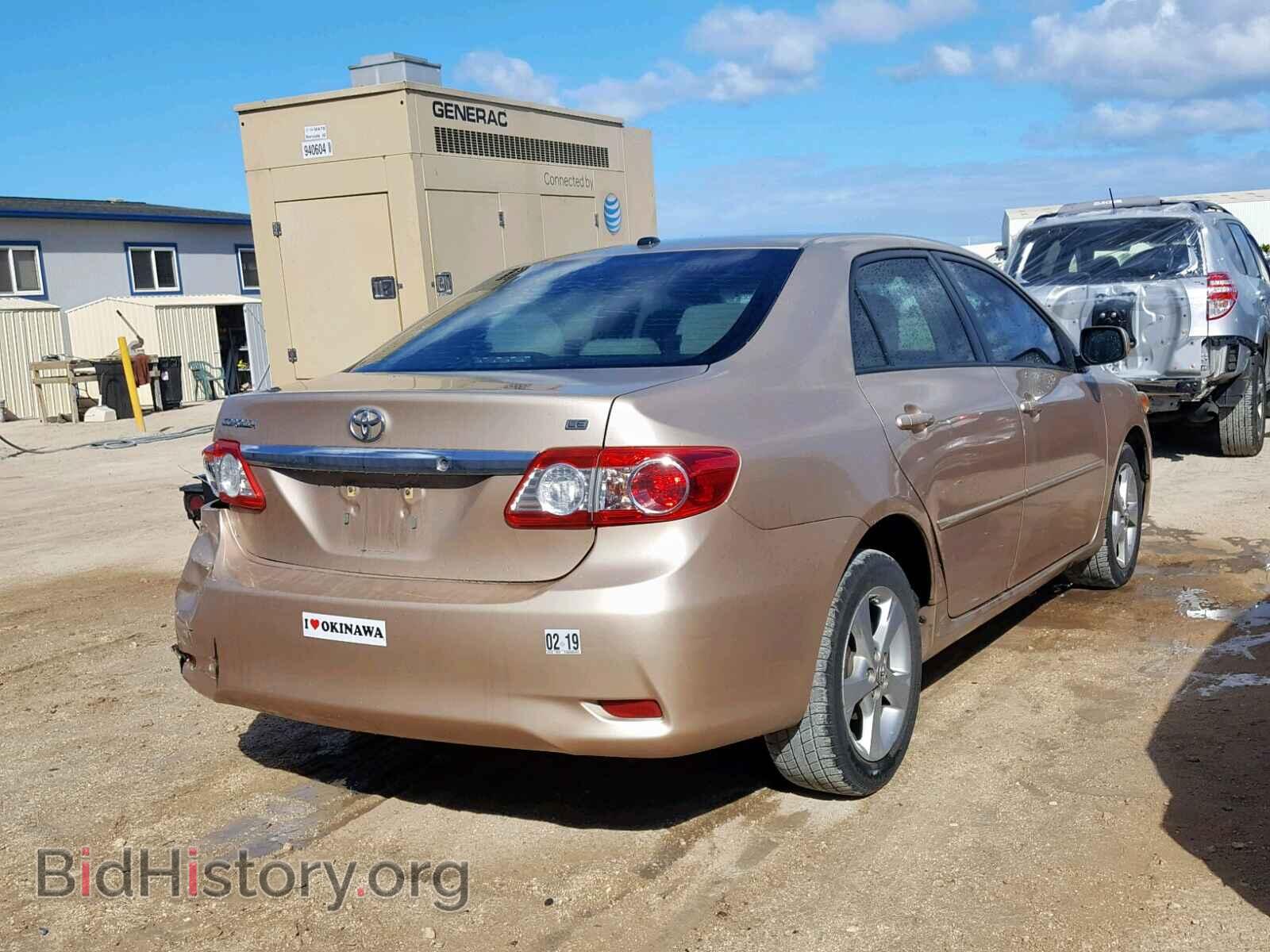 2011 TOYOTA COROLLA BA - VIN: 2T1BU4EE4BC544910 - Фото 4