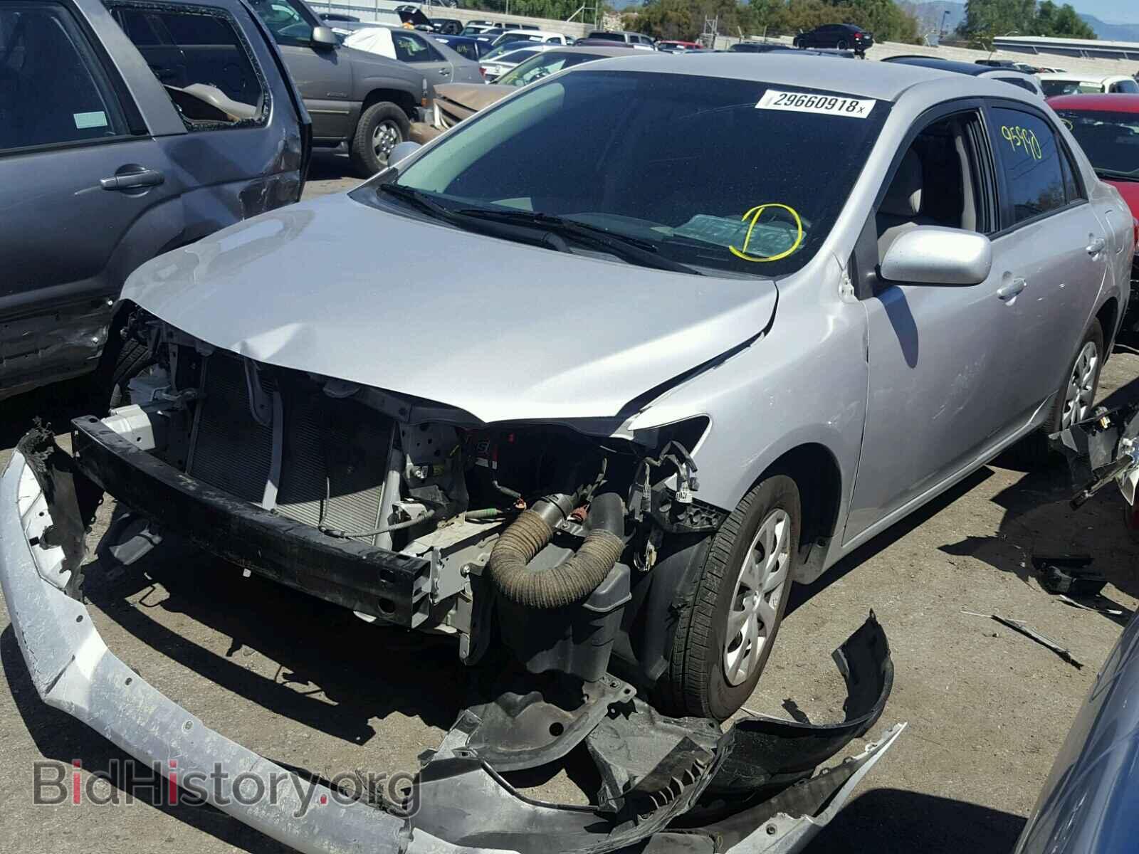 2011 TOYOTA COROLLA BA - VIN: 2T1BU4EE7BC651501 - Фото 2