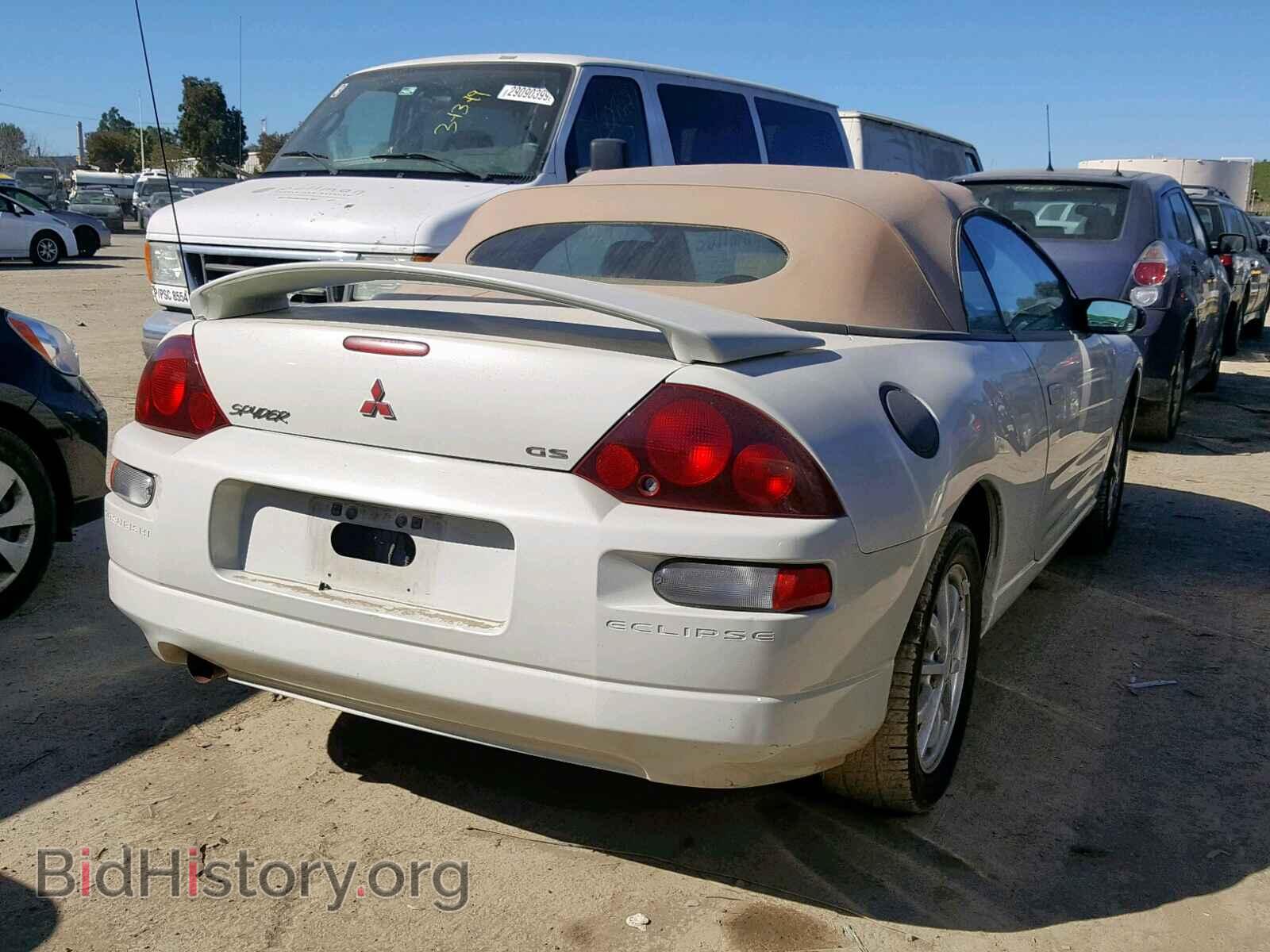 2001 MITSUBISHI ECLIPSE - VIN: 4A3AE45G51E063664 - Фото 4