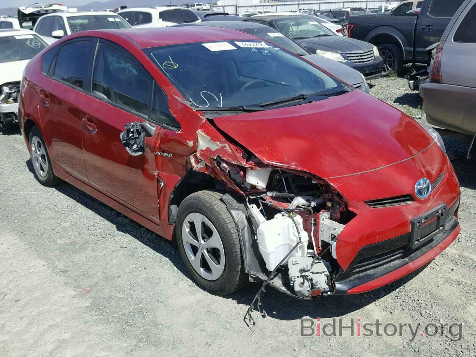 Photo JTDKN3DU3F1905389 - TOYOTA PRIUS 2015