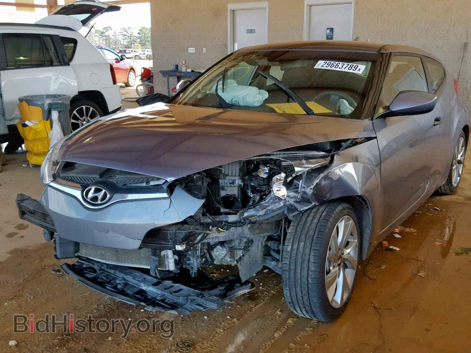 2016 HYUNDAI VELOSTER - VIN: KMHTC6AD2GU276980 - Фото 2