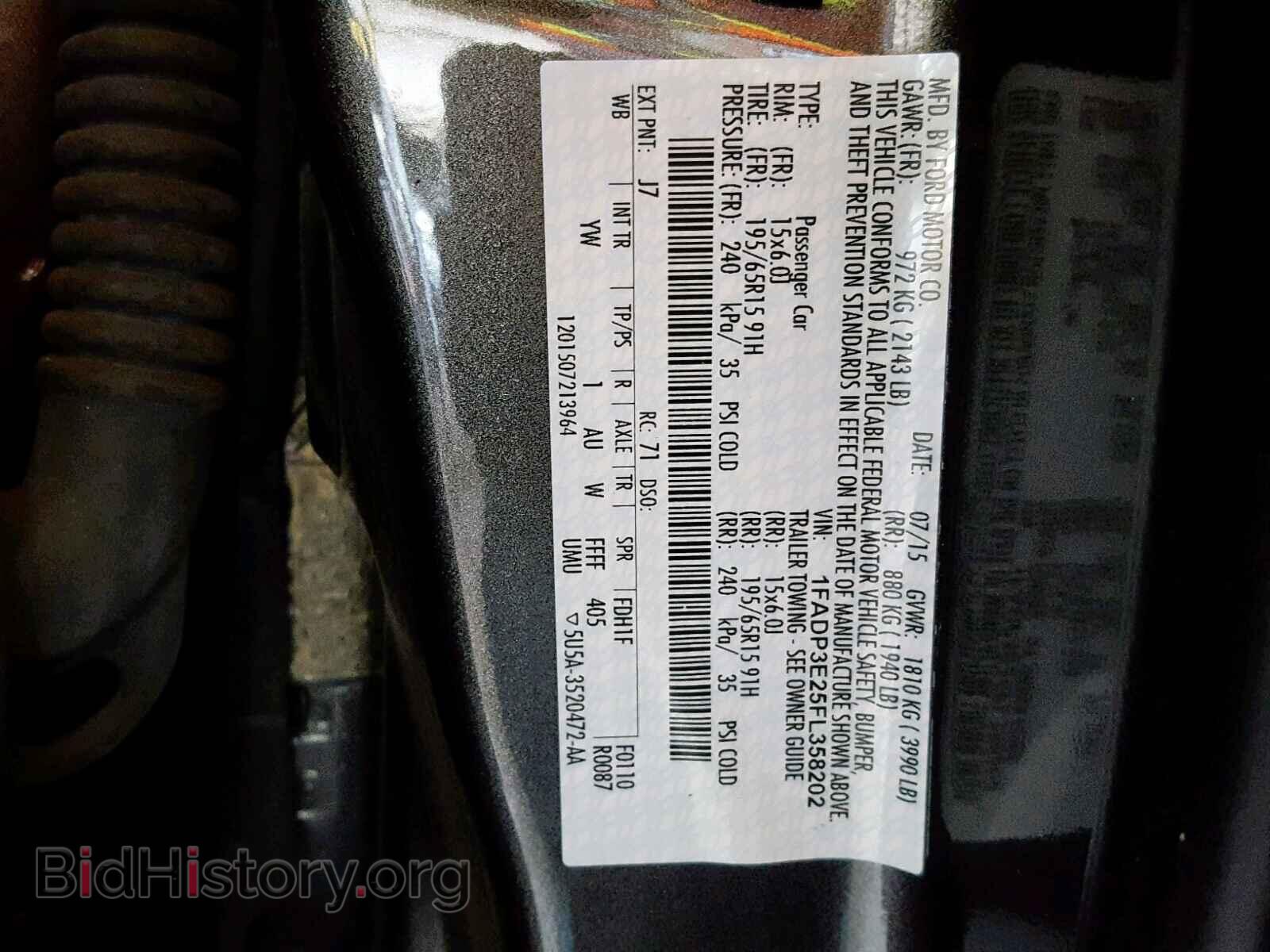 2015 FORD FOCUS - VIN: 1FADP3E25FL358202 - Photo 10