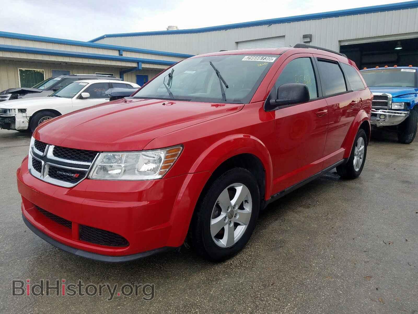 2013 DODGE JOURNEY - VIN: 3C4PDCAB7DT509600 - Фото 2