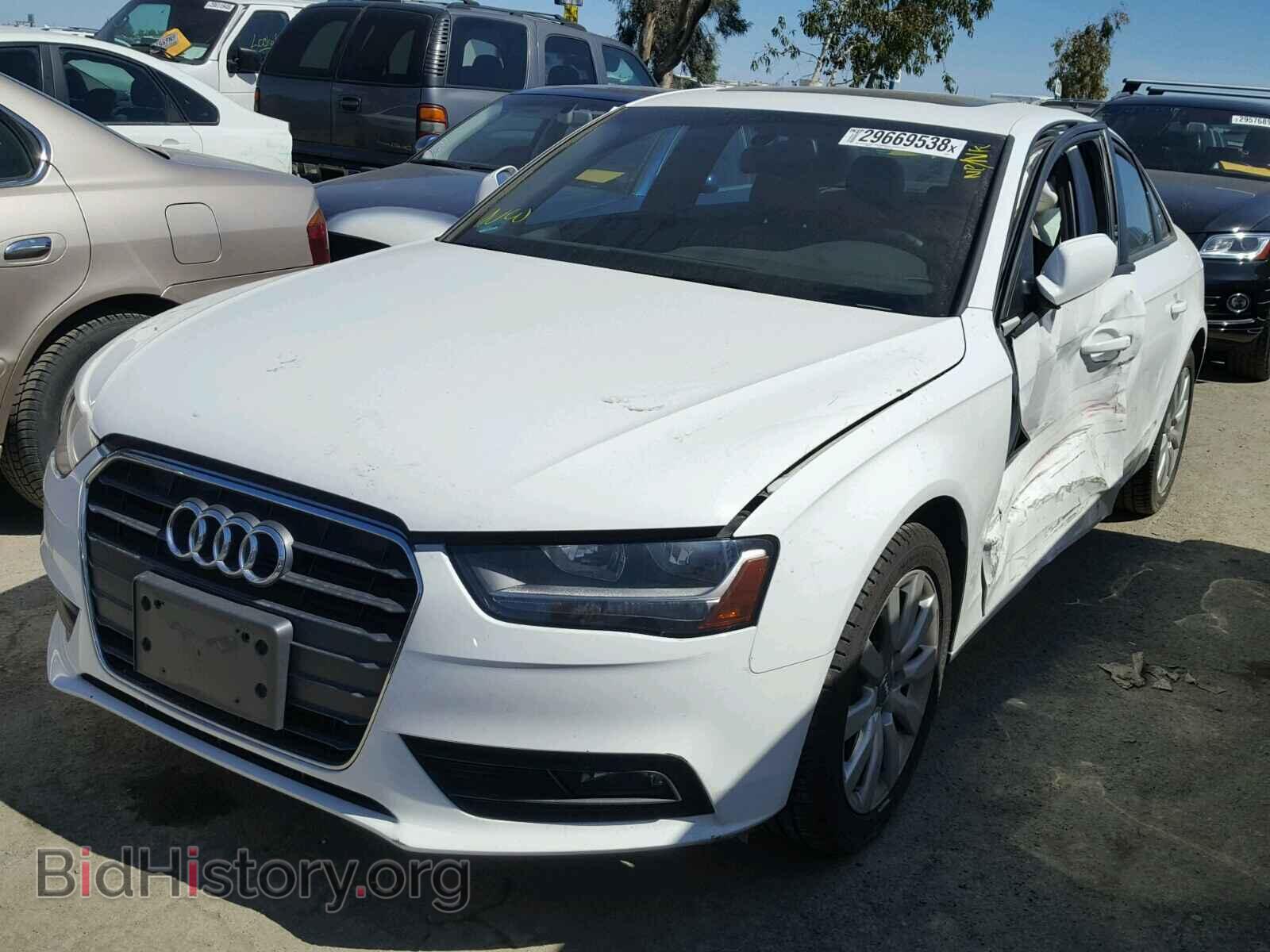 2013 AUDI A4 - VIN: WAUAFAFL6DN033973 - Фото 2
