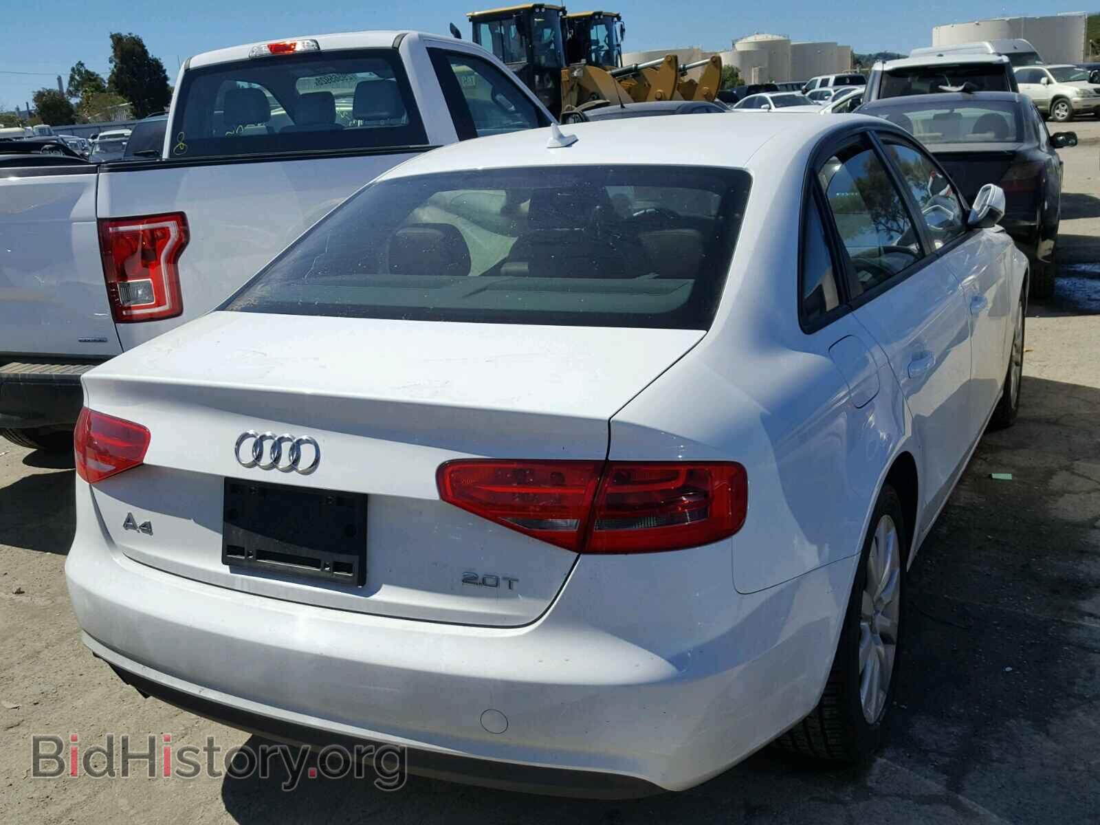 2013 AUDI A4 - VIN: WAUAFAFL6DN033973 - Фото 4