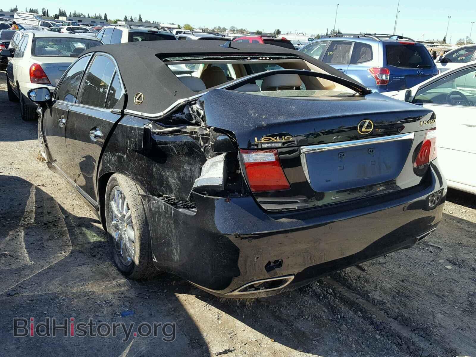 2007 LEXUS LS460 - VIN: JTHBL46F875050868 - Фото 3