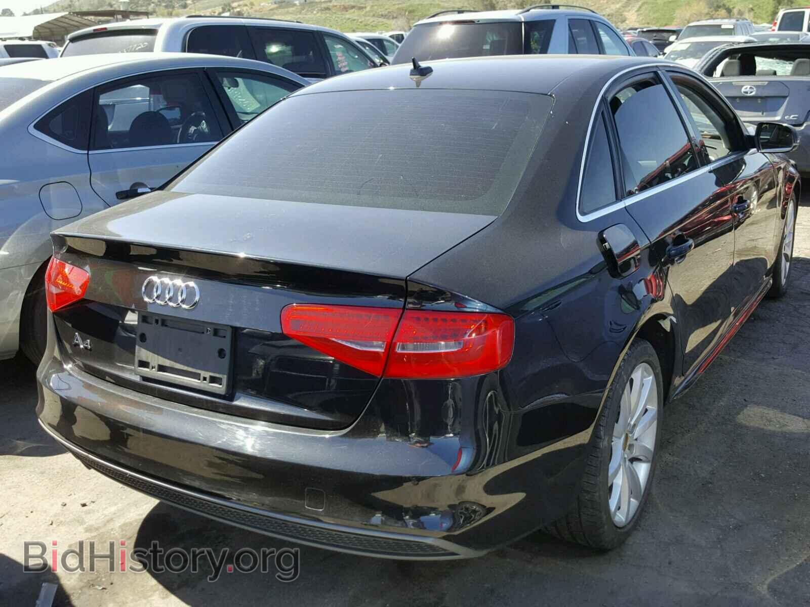 2014 AUDI A4 - VIN: WAUAFAFL3EN037030 - Фото 4