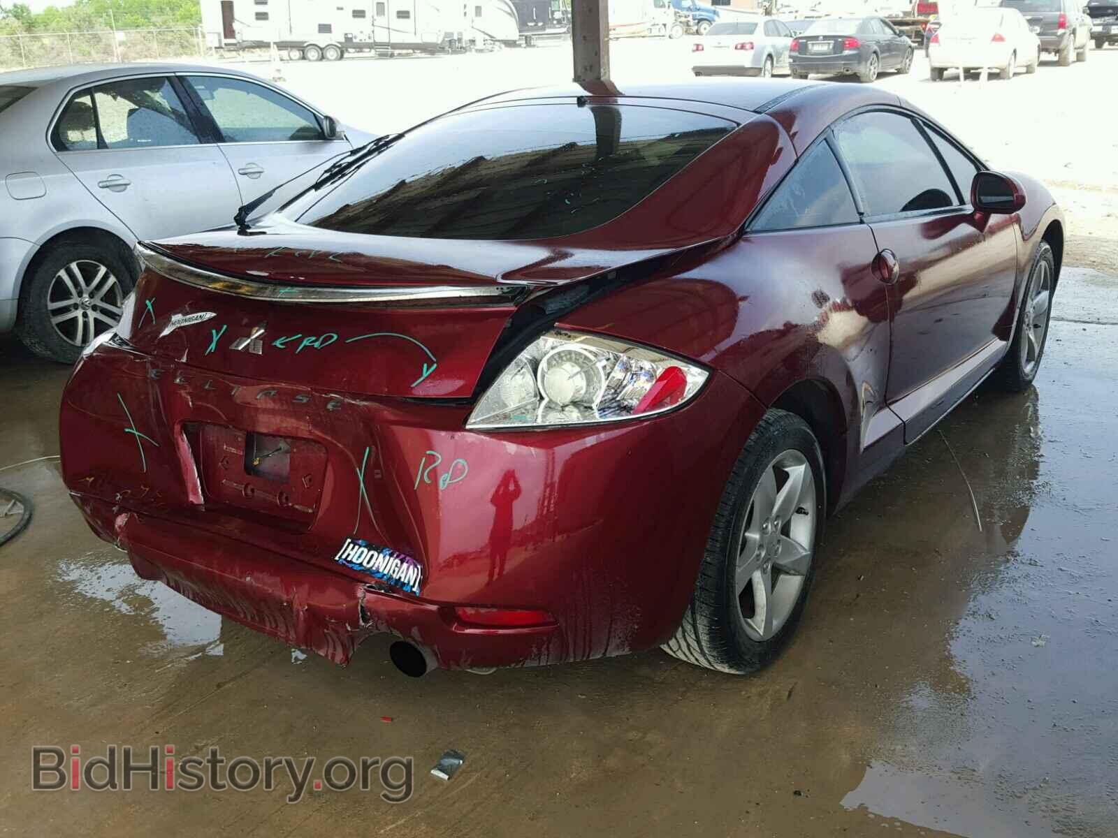 2006 MITSUBISHI ECLIPSE - VIN: 4A3AK24F16E039262 - Фото 4
