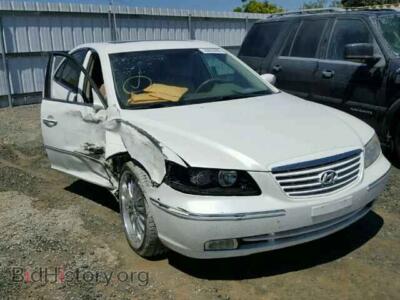 2008 Hyundai AZERA Azera SE/L, white — VIN KMHFC46F48A333565, Copart