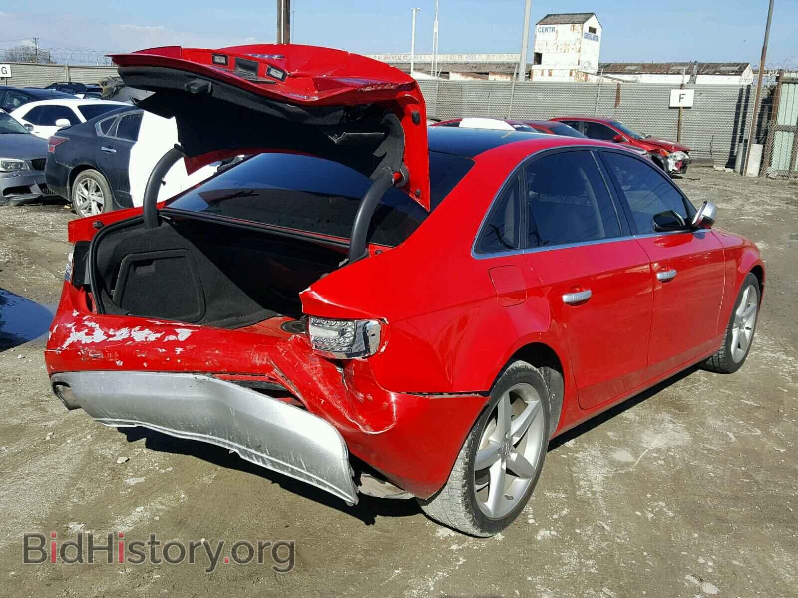 2012 AUDI A4 - VIN: WAUAFAFL2CA118749 - Фото 4