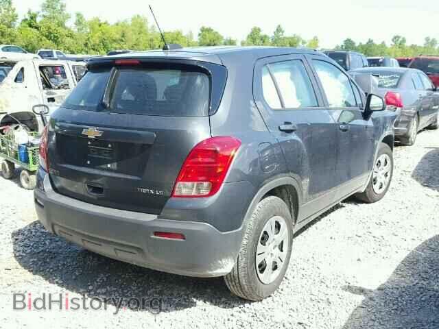 2016 CHEVROLET TRAX - VIN: 3GNCJKSB9GL153422 - Фото 4
