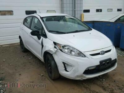 2012 Ford FIESTA Fiesta SE, белый — VIN 3FADP4EJXCM140988, Copart