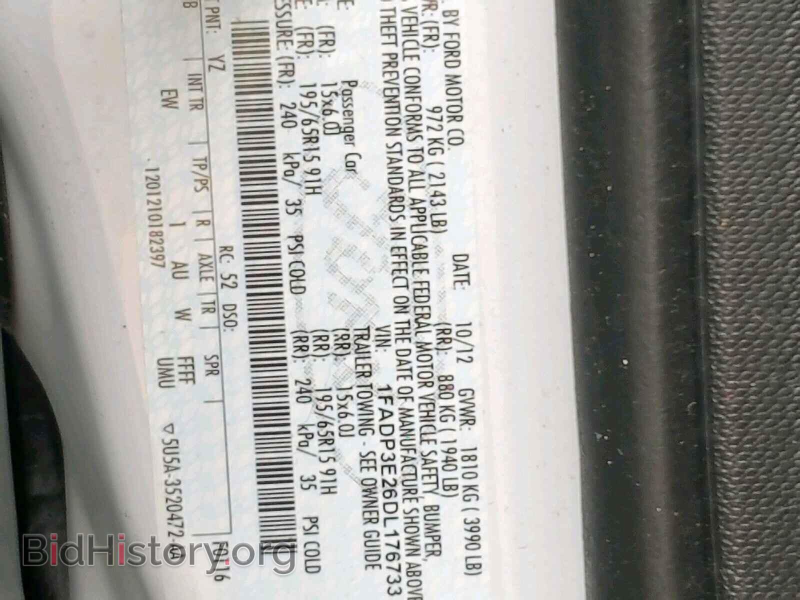 2013 FORD FOCUS - VIN: 1FADP3E26DL176733 - Photo 10