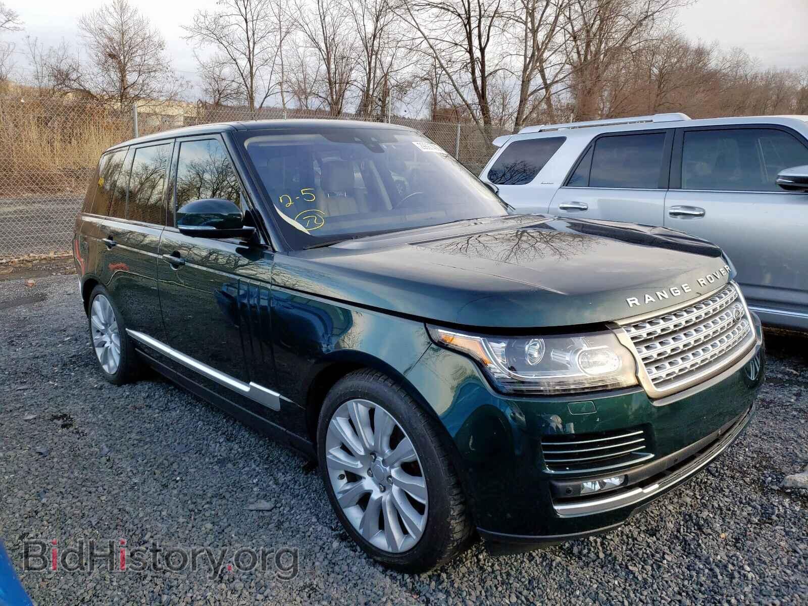 Фотография SALGS2FE5HA362976 - LAND ROVER RANGE ROVE 2017