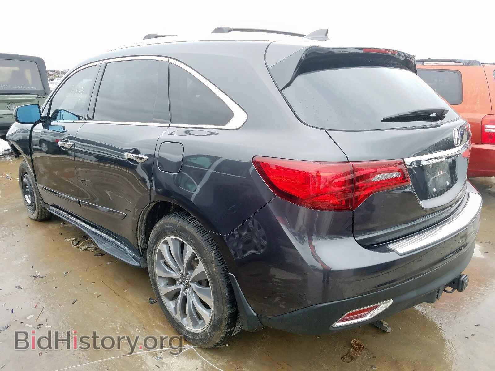 2014 ACURA MDX - VIN: 5FRYD4H46EB049037 - Фото 3
