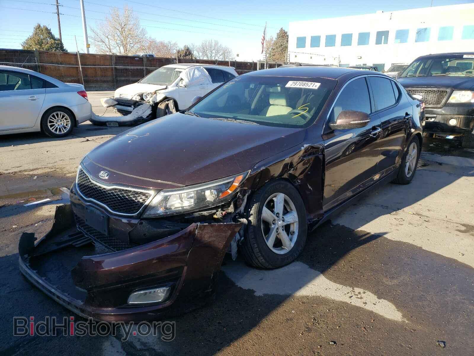 2014 KIA OPTIMA - VIN: 5XXGM4A71EG262489 - Фото 2
