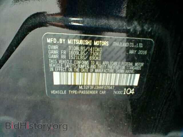 2017 MITSUBISHI MIRAGE - VIN: ML32F3FJ3HHF07647 - Фото 10