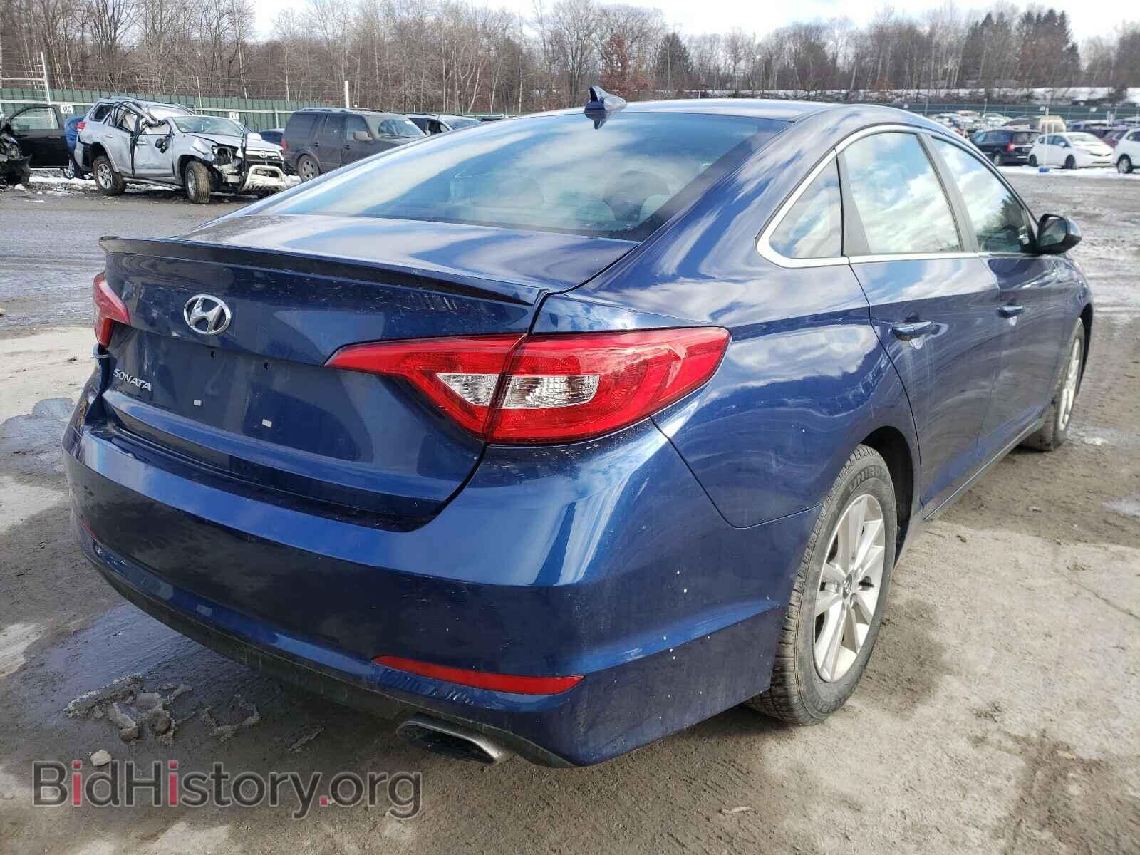 2016 HYUNDAI SONATA - VIN: 5NPE24AF1GH321827 - Фото 4