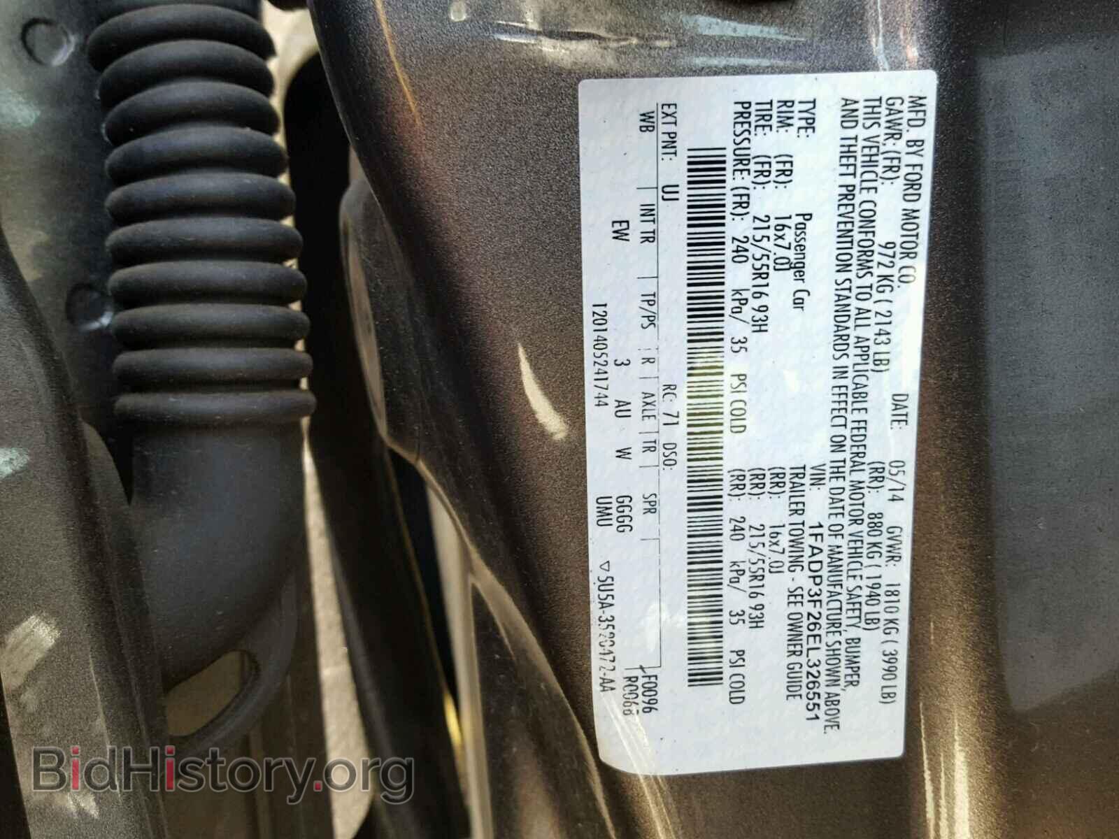 2014 FORD FOCUS - VIN: 1FADP3F26EL326551 - Photo 10