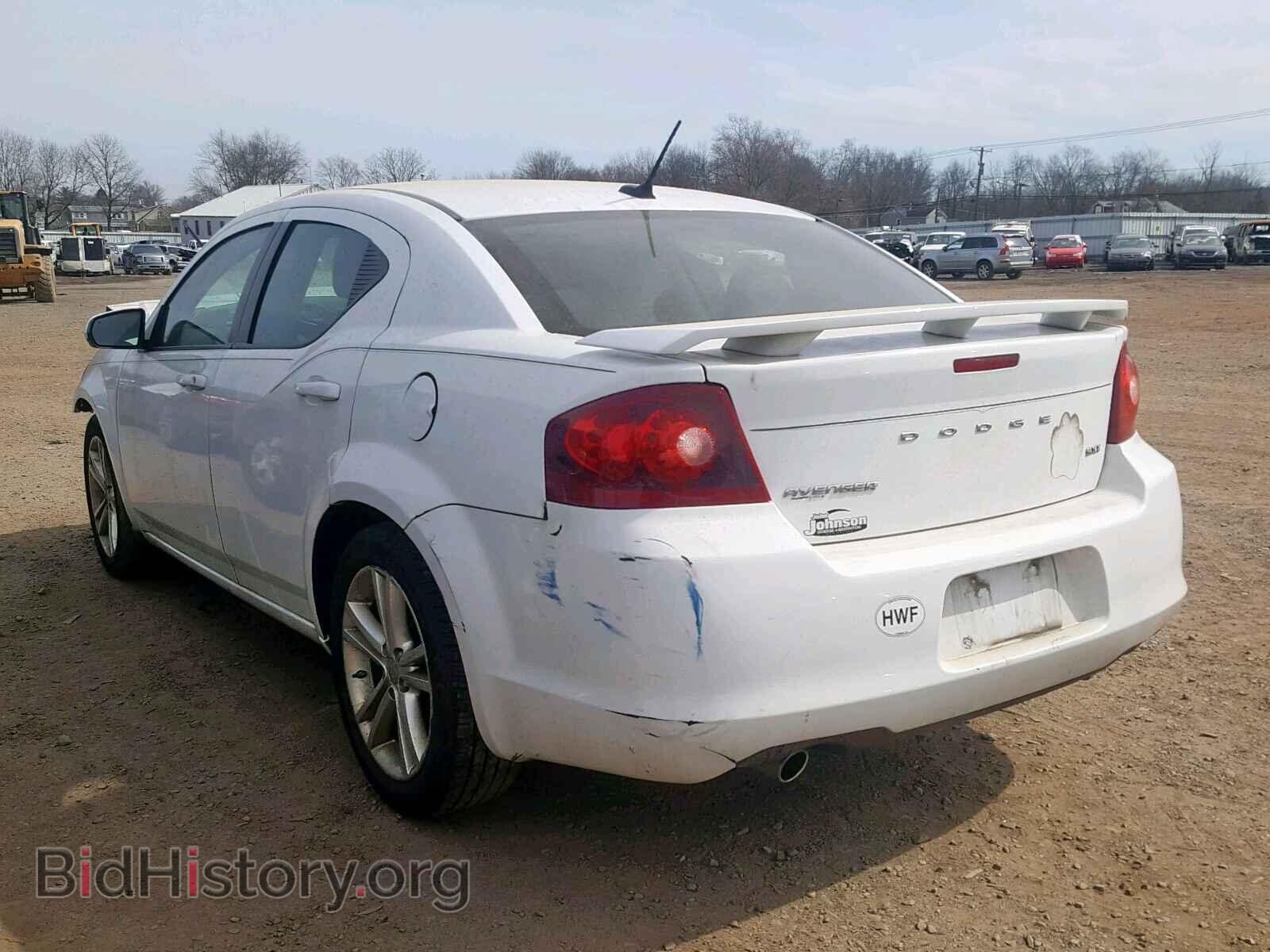 2012 DODGE AVENGER - VIN: 1C3CDZEG5CN253791 - Фото 3